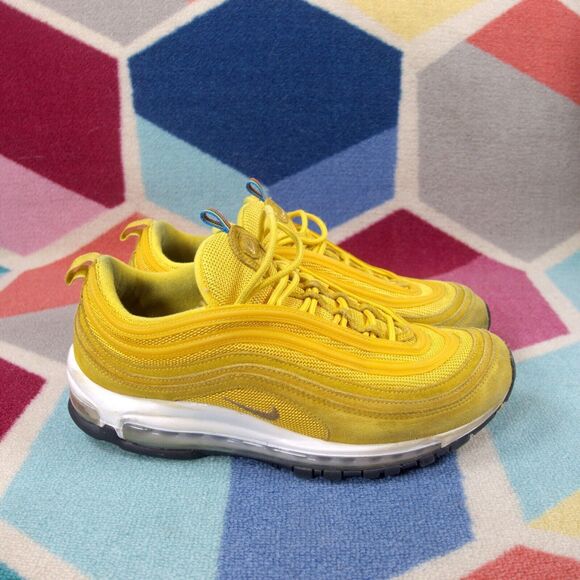 Nike Air Max 97 Running Sneakers Olympic Rings Yellow White Shoes Men's 10 US - Picture 3 of 7